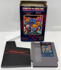 Ghosts ’n Goblins NES Nintendo w/ Box, Cartridge, Sleeve & Foam - NO MANUAL picture