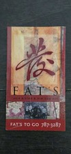 Vintage Fat's Asian Bistro Dim Sum Magnet 2000s Sacramento California Roseville picture