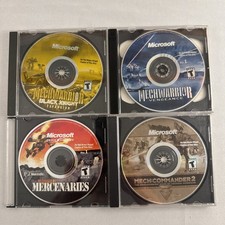 Mech Commander & Warrior PC Game CD Rom Game Lot picture