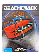 Vintage 1989 DEATHTRACK by Activision Big Box (PC DOS 3.5 & 5.25) - EUC picture