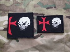 US ARMY 2 Sleeve Patches, SPECIAL OPERATIONS SUPPORT COMMAND HQ SOCOM USASOC picture