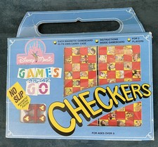 Disney Magic GAMES ON THE GO CHECKERS Great for Travel picture