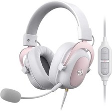Redragon H510 Zeus White Wired Gaming Headset - 7.1 Surround Sound Memory Foam E picture