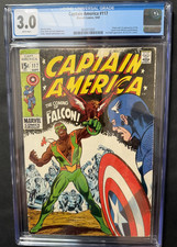 CAPTAIN AMERICA 117 CGC 3.0 G/VG 1ST FALCON 1969 MARVEL COMICS SILVER AGE picture