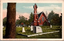 Asheville North Carolina Bill Nye Grave Calvary Church Land of the Sky Postcard picture