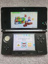 Nintendo 3DS Handheld System - Cosmo Black - NEW Top Screen - WORKING picture