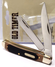Schrade Old Timer Delrin 2 Blade Gunstock Trapper Folding Pocket Knife 94OT picture