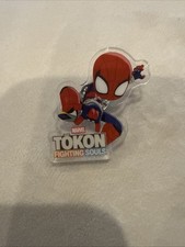 MARVEL Tokon Fighting Souls Spider-Man Limited Time Pin Badge SDCC 2026 picture