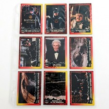 1992 Topps Batman Returns Complete 88 Card Set + 10 Stadium Club Cards NM picture