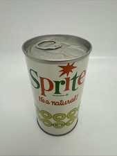 RARE UNOPENED EMPTY Vintage Sprite Pull Tab Can 1968-1971 “It’s A Natural” EXC picture