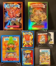 7x 2025 Topps GPK x Green Day Battle Of the Bands ORANGE GREEN BLUE #’ed Inserts picture