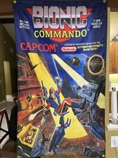 Bionic Commando 5' Boxart Flag Nintendo NES CAPCOM Banner Poster 8bit picture