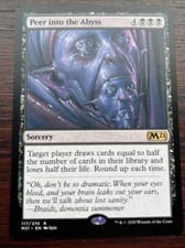 1x PEER INTO THE ABYSS - M21 - MTG - Magic the Gathering picture