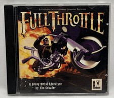 1994 Full Throttle PC CD Game- LucasArts picture