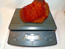 Large Bright Red Dinosaur Bone Specimen, 1 Lb 7.5 Oz. picture