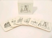 Vintage Harvard Women's Club Exclusive Set Coasters  picture