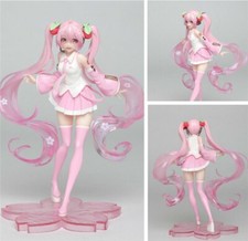 USED VOCALOID Hatsune Miku Sakura Pink Cherry Blossom Dress Figure Toy BULK picture