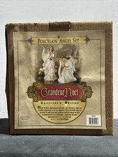 Grandeur Noel Porcelain Angel Set 2000 picture