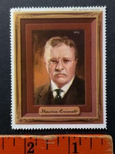 Theodore Teddy Roosevelt 1946 President Poster Stamp picture