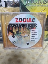 Zodiac Game Pak CD PC Game DOOM Hocus Pocus Epic Pinball Winslot The Greens Draw picture