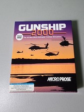 PC BIG BOX Gunship 2000 IBM PC 1991 3.5