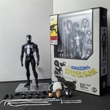 In Stock！MAFEX No.147 Spider-Man Black Costume COMIC Ver. Action Figure CT Ver. picture