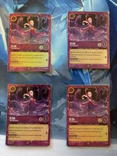 Disney Lorcana TCG Elsa-The Fifth Spirit Amethyst Promo Cards Glimmer Foil - NM picture