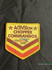 Atari Video Game Vintage 80's Activision Patch - 2600 Chopper Command Commandos picture