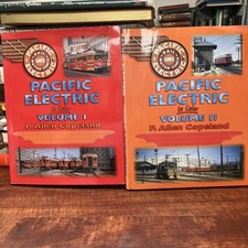 2- Pacific Electric In Color Volume I&II by P. Allen Copeland HC picture
