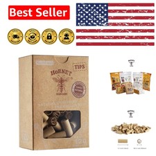 120 Count Unbleached Pre-Rolled Tips - Smooth Filtering with 8mm Design picture