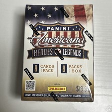 Panini 2012 Americana Heroes & Legends Trading Card Box 64 Cards Autograph/Mem picture