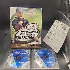 Tiger Woods PGA Tour Collection CD-ROM Classics. 2 CD’s + Manuel + Post Card picture