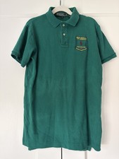 VTG 1985 Ralph Lauren Boy Scouts 75th Anniversary Polo Shirt Green Youth 18 XS picture