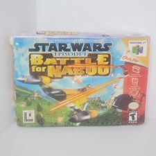 Star Wars Episode I Battle for Naboo Nintendo 64 2000 New Sealed Shelf Wear  picture