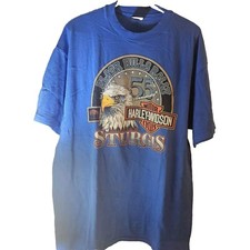 Vtg 1995  Harley-Davidson 55th Anniversary Sturgis Black Hills Rally TEE Sz XL picture