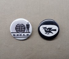 Man From UNCLE Logo & THRUSH Logo 1.25