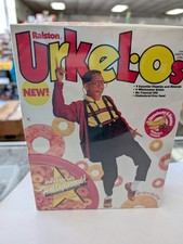 Vintage 1991 Ralston Urkel-Os Cereal Box Family Matters TV Show Jaleel White picture
