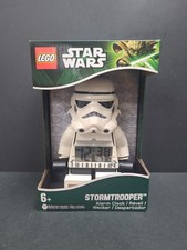 LEGO Star Wars Stormtrooper Alarm Clock Rare 2013 Green Yoda Box Art 9002137 picture