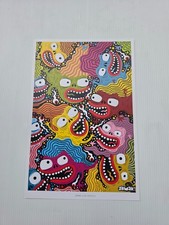 Microsoft Zune Originals SKWAK 2007 Monster Art Promo Poster Rare Zune picture