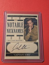 William Shatner Signed Custom Card Mint Captain Kirk Star Trek Auto SWAU S251842 picture