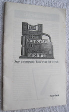 The Corporate Machine Company Take Over Stardock Game Play Manual Reference Book picture