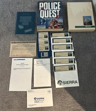 Police Quest 2: The Vengeance (1988, Sierra)-- Disks, Original Box, Some Inserts picture