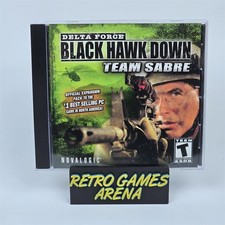 Delta Force Black Hawk Down: Team Sabre (PC CD-ROM) Jewel CIB COMPLETE picture