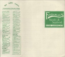 1980s FANDANGLE'S STEAKS & SEAFOOD vtg take-out menu NORTH CONWAY, NEW HAMPSHIRE picture