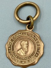 Antique Cornell University Solid Gold Watch Fob Charm Pendant Ezra Cornell K Co picture