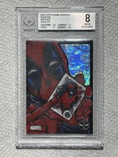 Topps Chrome 2025 - Deadpool - Black Foil - Shyla Lee 1/1 Sketch Card picture
