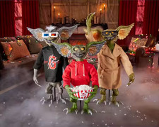 4 FT ANIMATED 3 PIECE GREMLINS HALLOWEEN ANIMATRONIC PROP By Home Accents picture