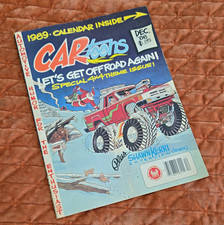Vintage CARtoons Magazine Dec 1988 W/ 1989 Poster Calendar Tamiya Blackfoot ad.. picture
