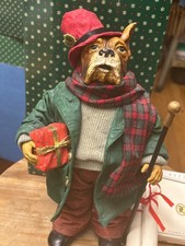 1988 Possible Dreams LORD WINSTON BULLDOG Clothtique Christmas Figurine picture