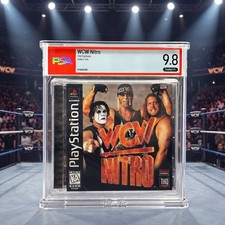 WCW Nitro • PSA 9.8 A+ • 1st Print • Hulk Hogan Sting • PlayStation 1 picture